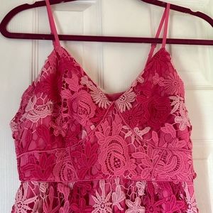 Alexia Admor pink floral dress size 8